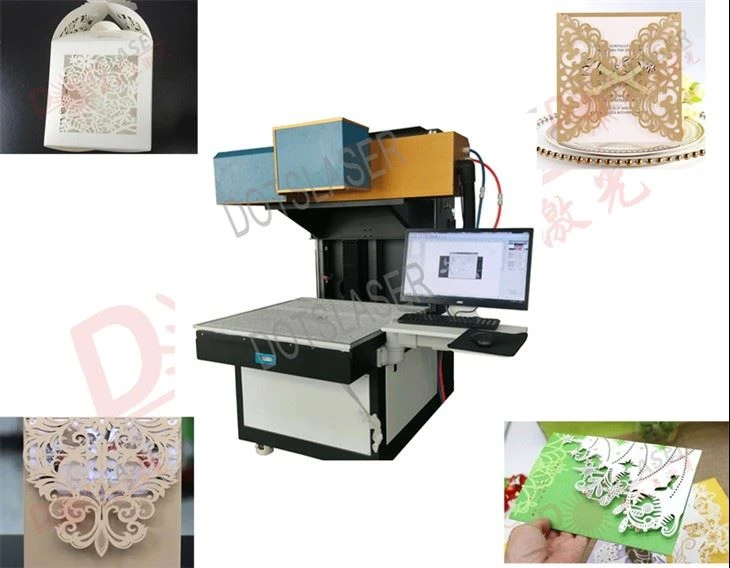 Máquina cortadora y grabadora de tarjetas láser Galvo