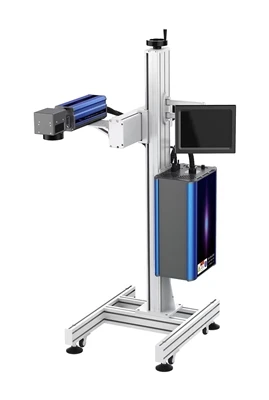 Máquina de marcado láser volador de fibra de 20W