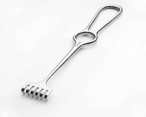 Serial numbers is marked on medical tool Serial numbers is marked on medical tool
