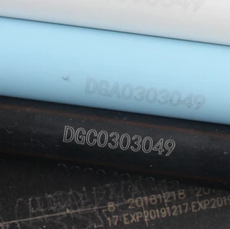 Laser marking on ABS horse